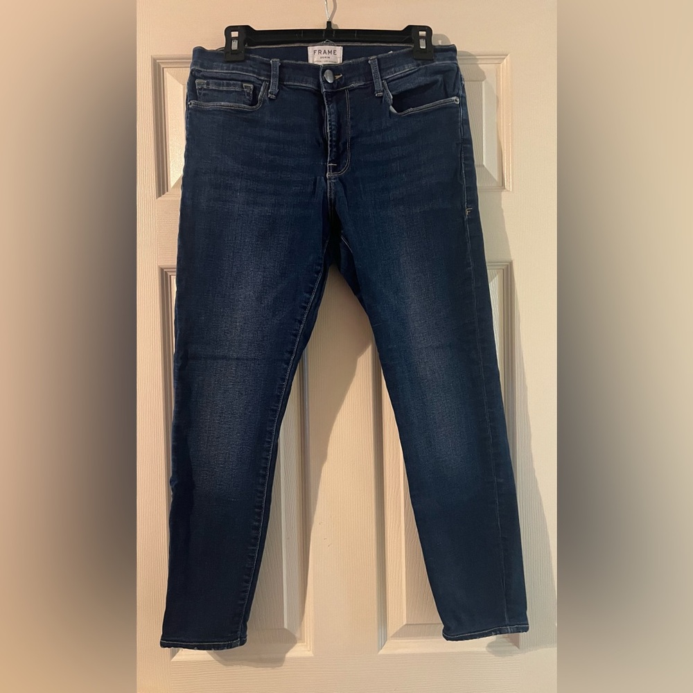 FRAME Denim Le Skinny de Jean Crop Size 30